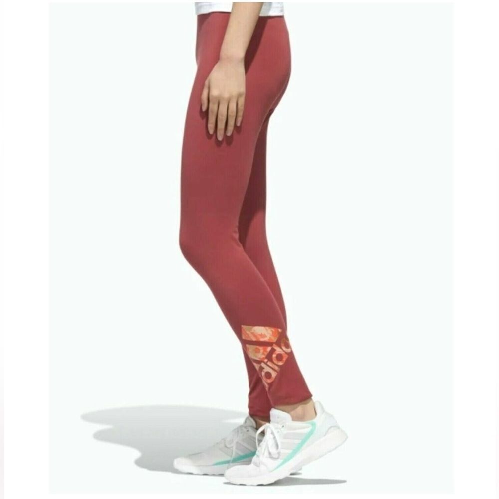 Adidas Women’s Originals x ZOE SALDANA Leggings Size Small Color Legacy Red